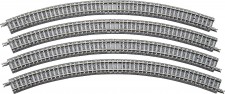 Tomytec 971192 4 Gleise, gebogen, in Schotte 