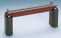 Tomytec 973028 Stahlträgerbrücke, 140 mm, ro 