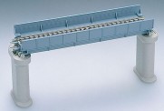 Tomytec 973029 Stahlträgerbrücke, 140 mm, bl 
