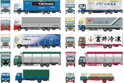 Tomytec 977753 Truck-Collection, LKW's 10-Stk. 