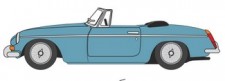 Oxford NMGB004 MGB Roadster irisblau 