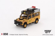 MiniGT MGT00856-BL MiniGT: Land Rover Defender 110 Camel 