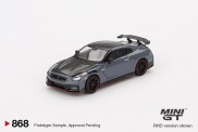 MiniGT MGT00868-L MiniGT: Nissan GT-R (R35) NISMO grau 