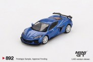 Mini GT MGT00892-L MiniGT: Chevrolet Corvette C8 Z06 blau 