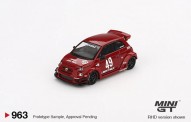 Mini GT MGT00963-L MiniGT: Fiat Abarth 595 LB-WORKS X ABAS 