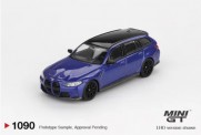 MiniGT MGT01090-L MiniGT: BMW M3 Competition Touring blau 