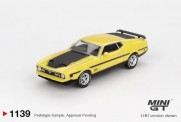 MiniGT MGT01139-L MiniGT: Ford Mustang Mach1 Grabber Yello 