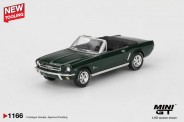 MiniGT MGT01166-L MiniGT: Ford Mustang Cabrio´64 grün 