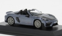MiniGT T64MC-008-VG Tarmac: Porsche 718 Spyder RS grau 