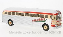 IXO Modelle BUS015 GMC PD 3751 Trailways 1955 