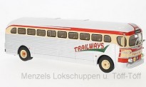 IXO Modelle BUS015 GMC PD 3751 Trailways 1955