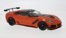 IXO Modelle IXOU18RDC001-FO Chevrolet Corvette ZR1 orange/schwarz