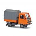 Busch Autos 42253 Multicar M26 Pritsche/Pl. orange/grau 