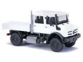 Busch Autos 51081 MB Unimog U5023 Pritschen weiß 