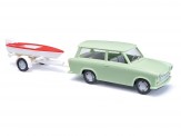 Busch Autos 53213 Tranabt 601 Kombi & Boot-Anhänger 