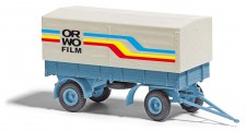 Busch Autos 53356 HL80 Anhänger ORWO mit Plane 