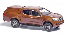 Busch Autos 53706 Nissan Navara mit Hardtop braun 