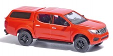 Busch Autos 53707 Nissan Navara mit Hardtop rot 