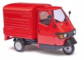 Busch Autos 60052 Piaggio Ape50 Kastenaufbau rot 