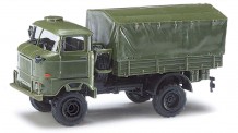 Busch Autos 95284 IFA W50 LA LA/A, Grün / Exportstoßstange