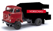 Busch Autos 95285 IFA W50 LA D035 Düngerstreuer, Rot 