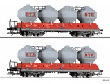 Tillig 01115 BTK Güterwagen-Set 2-tlg Uacs 451.1 Ep.5 