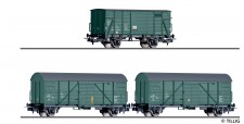 Tillig 70050 DR Bauzugwagen-Set 3-tlg Ep.4 