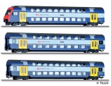 Tillig 70065 SBB Doppelstockwagen-Set 3-tlg. Ep.5