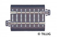Tillig 83703 Bettungs-Gleisstück grau G4 L= 41,5mm 