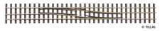Tillig 85185 Gleiswechs. links/rechts H0-H0e, L=228mm 