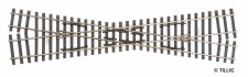 Tillig 85262 Kreuzung Ho li. / H0m re. 15° , L=232 mm 