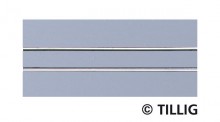 Tillig 87012 Gleis Asphalt/Beton gerade 105,6 mm 