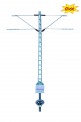 Sommerfeldt 1860 Gitter-Mittelmast mit 2 Ausleger Click 