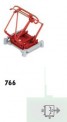 Sommerfeldt 766 DRG/DR/DB Stromabnehmer rot lackiert 