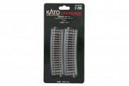 Kato 2-290 Gleis gebogen R867 10°, 2 St.