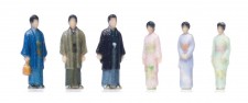 Kato 24-249N Figuren in traditioneller jap. Kleidung