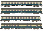 Hobbytrain 22206 4er Set Personenwagen DB, Ep.IV, Turnus 