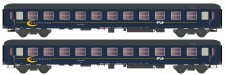 Hobbytrain 22214 2er Set Liegewagen Bcm 246 NS Couchette 