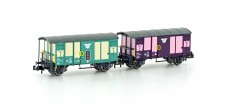 Hobbytrain 24207 RM gedeckte Güterwagen-Set K2 Ep.5 