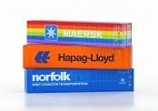 Hobbytrain 9013 3er -Set 40´Container 