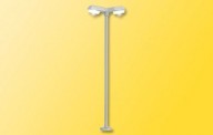 Viessmann 6498 LED Straßenleuchte modern doppelt, weiß 
