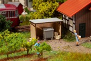 Faller 180300 Mülltonnenunterstand mit Wertstoffbehält 
