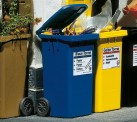 Faller 333206 Mülltonnen blau u. gelb 2 Stück 