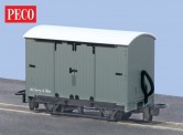 Peco GR-220U Kastenwagen unbeschriftet Grau 