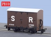Peco GR-221E gedeckter Güterwagen 2-achs Ep.3 