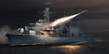 Trumpeter 754547 HMS Type 23 Frigate-Monmouth (F235) 