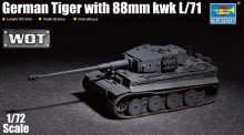 Trumpeter 757164 Tiger mit 88mm kwk L/71 