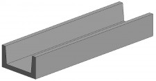 Evergreen 500267 U-Profil, 350x6,3x2,0 mm 