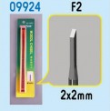 Master Tools 09924 F2 Meissel 2 x 2 mm 