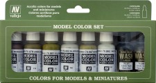 Vallejo 70137 Set: Gebäude-Farben, 8 x 17 ml 